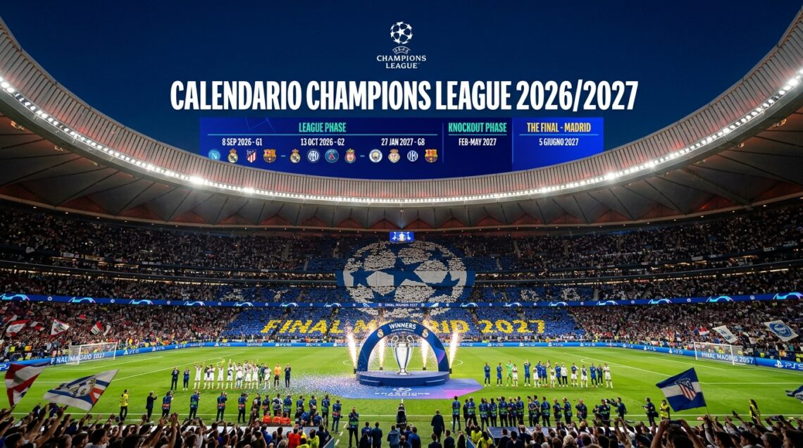 Calendario Champions League 2026 2027