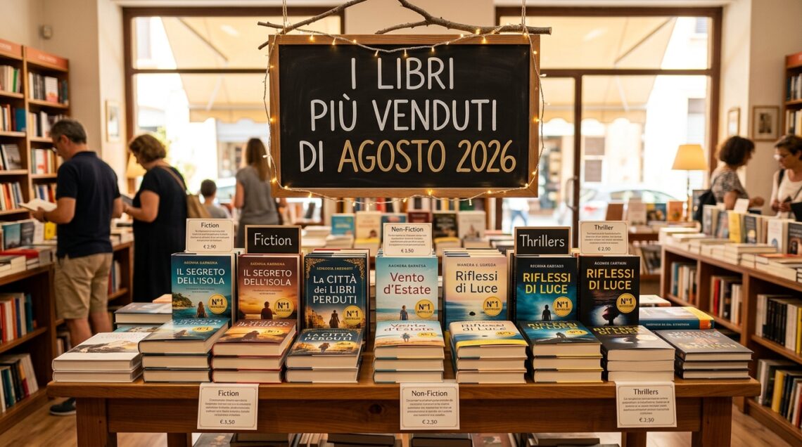 I libri più venduti di Agosto 2026