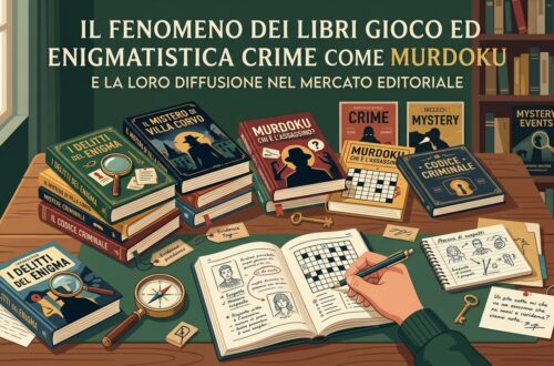 il fenomeno dei libri gioco ed enigmatistica crime come Murdoku e la loro diffusione nel mercato editoriale