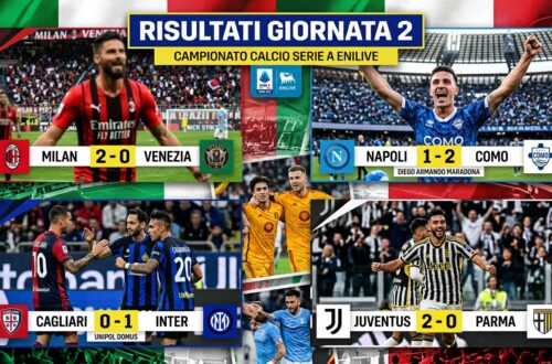 Risultati Giornata 1 Campionato Calcio Serie A Enilive